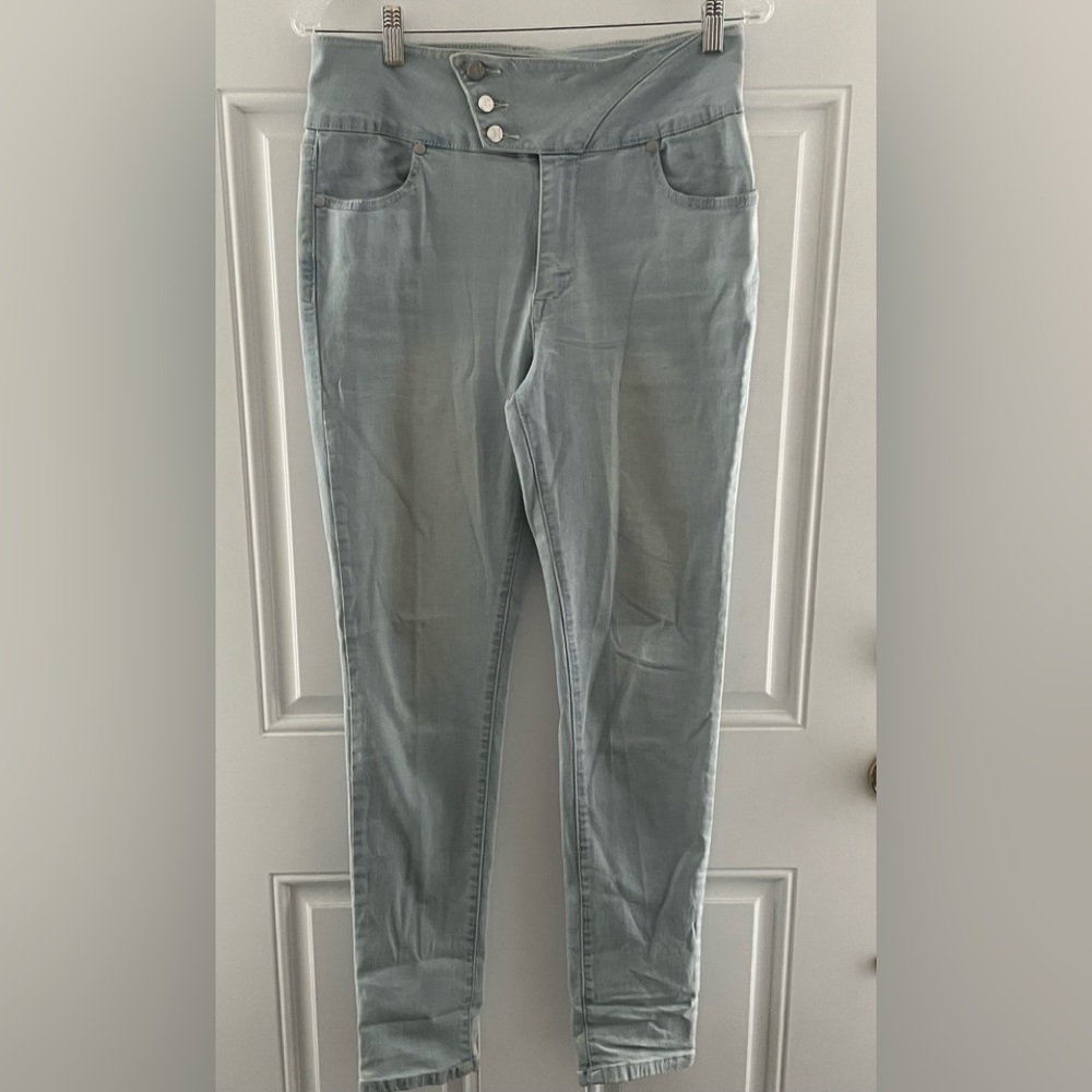 Jennifer Hudson Soho Jeans Womens Size 8 High Waist Legging Denim Blue Stretch